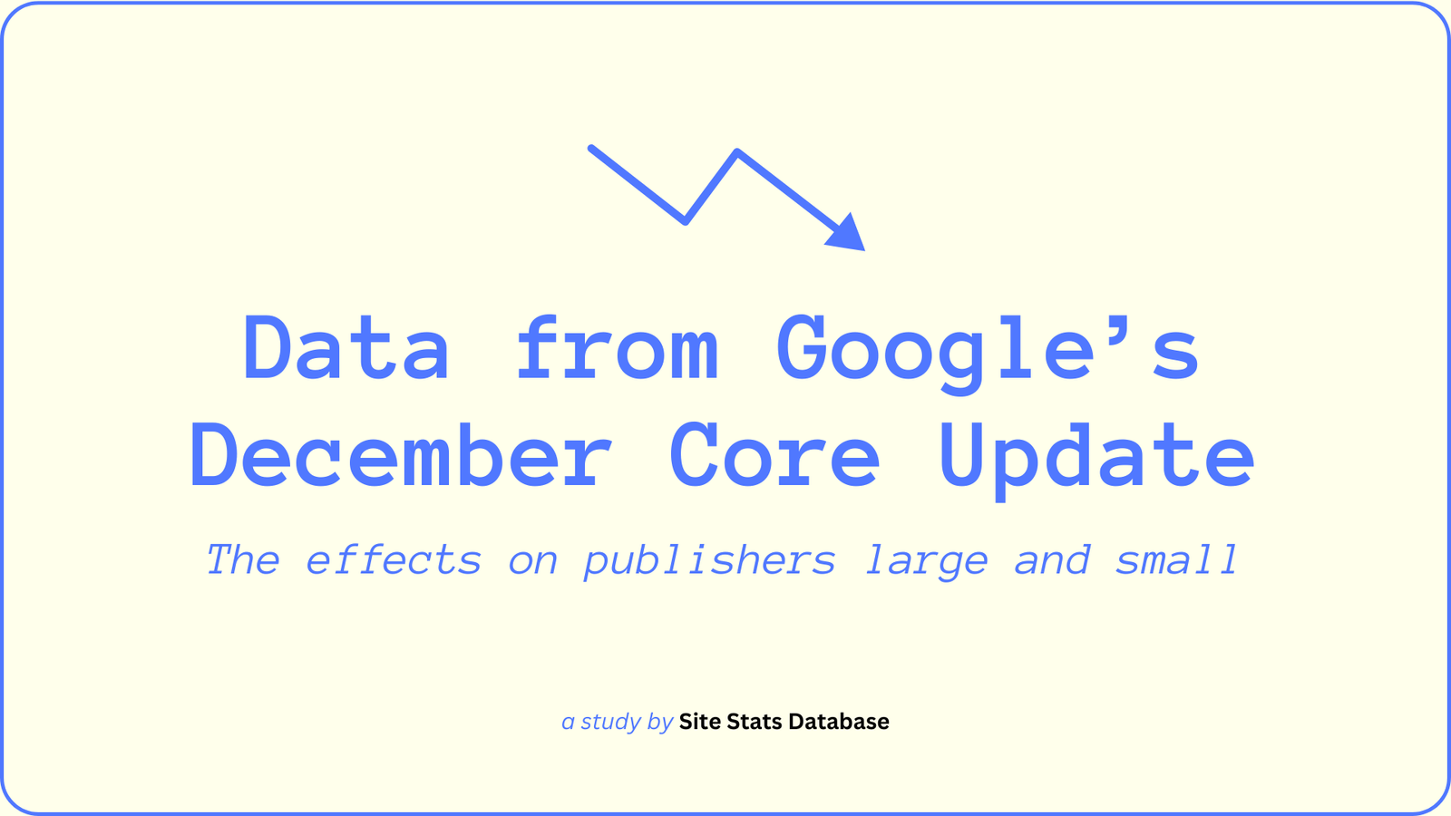 December core update data featured image