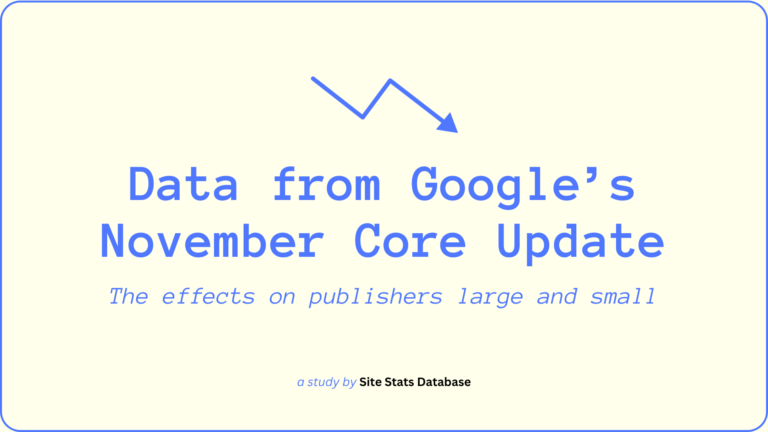 November core update data featured image